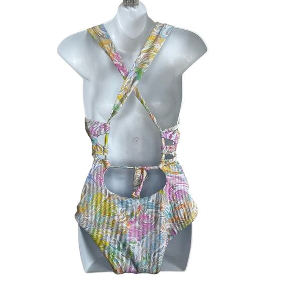 Becca by Rebecca Virtue Swimsuit Size L One Piece Women's‎ Hot Springs - Picture 7 of 9